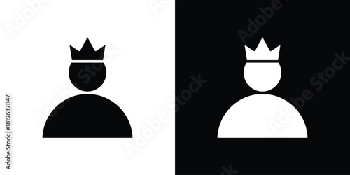 Premium User icon design concept. vector flat icons