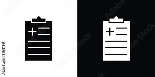 Prescription icon design concept. vector flat icons