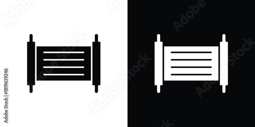 Scroll Torah icon design concept. vector flat icons