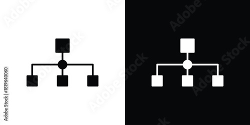 Sitemap icon design concept. vector flat icons