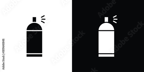 Spray can icon design concept. vector flat icons
