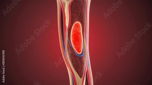 Medical Animation: Deep Vein Thrombosis (DVT) in Leg Vein