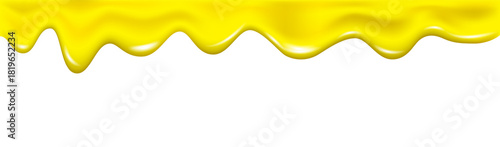 Caramel syrup, beer splash or golden sauce drips.