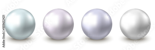 Shiny gray metal bubble.