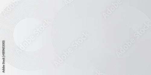 Simple lines grey background with dynamic circle lines abstract simple design nice