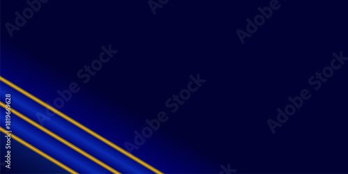 Blue and yellow background for flyers and business cards. Abstract background. Vector illustration