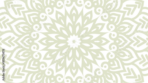 Mandala Background - Gradient round mandala .Hand Made, Indian Mandala 