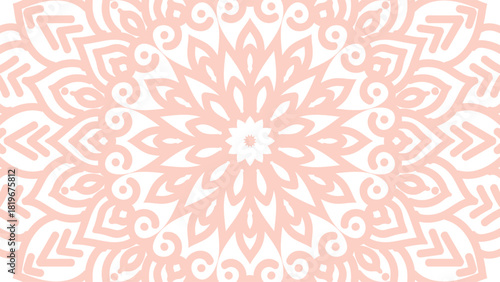 Mandala Background - Gradient round mandala .Hand Made, Indian Mandala 
