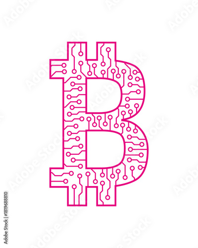 Letter B. Logo for your design.