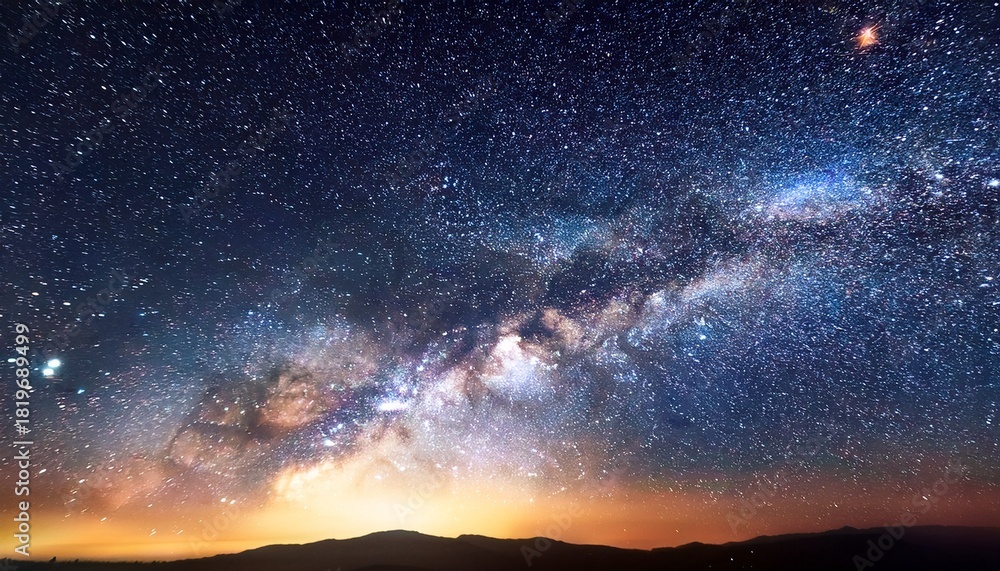 Fototapeta premium Milky Way Galaxy With Stars And Space Dust In The Universe