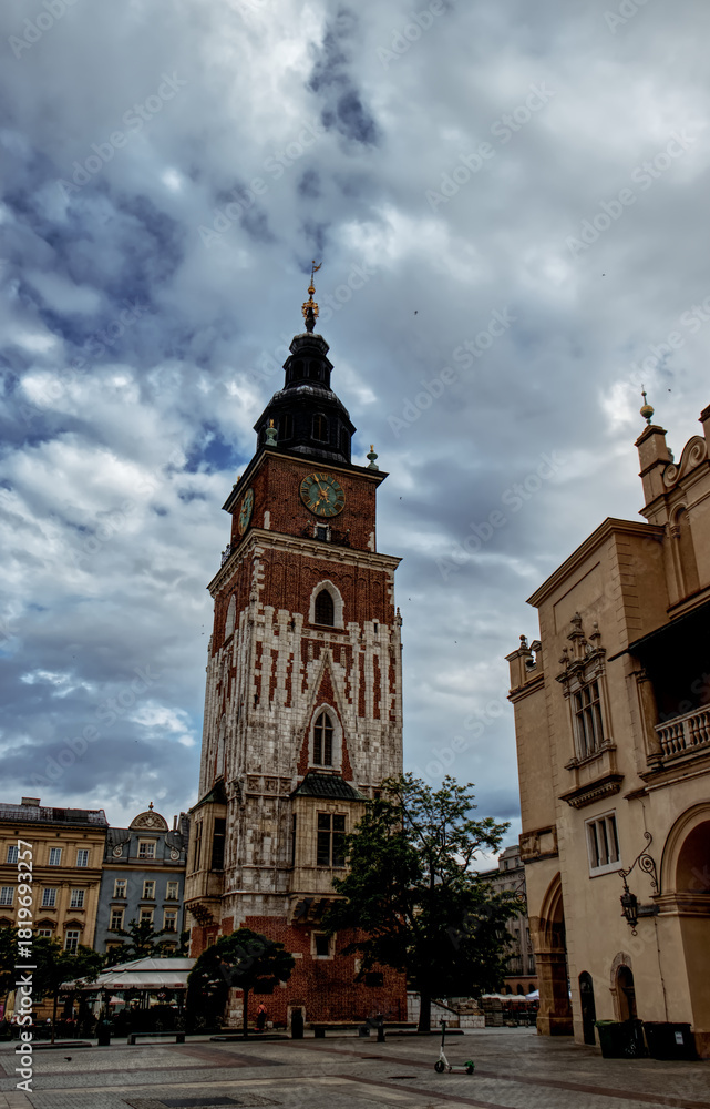 Fototapeta premium Town Hall Tower in Krakow.