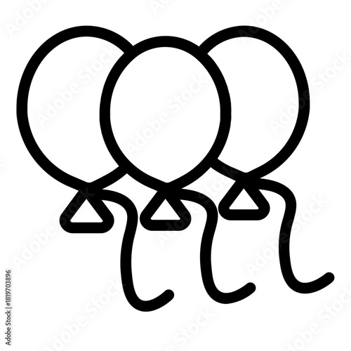 Whimsical balloon cluster for celebratory flair