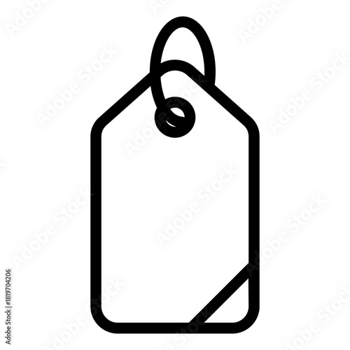 Simple price tag icon for retail or sale events