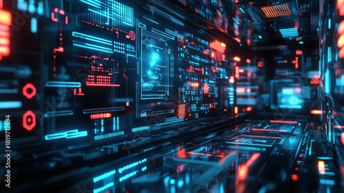 Edge Computing AI System Processing Data in Real Time.