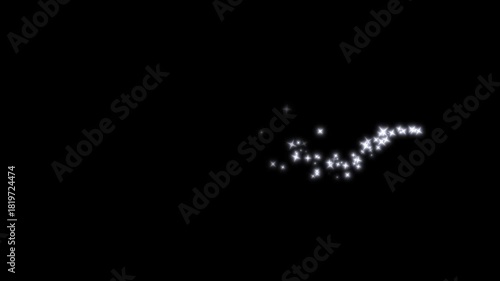 4K magic glitter sparkle line stars, glowing white twinkling particles, sparkle burst transitions, glitter confetti star dust trail, fast line glitter motion graphics, shimmering sparkle overlays 