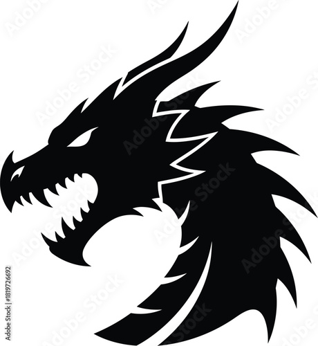 Black garbage bag vector illustration waste management and recycling art eps silhouette