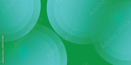 Abstract turquoise and aqua blue geometric background with translucent overlapping circles and dotted accents, perfect for web design, banners, and presentations