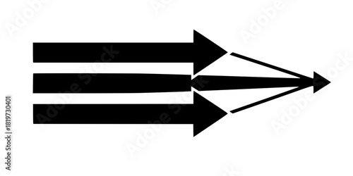 Conversion Path Funnel Narrowing Flat Vector Diagram