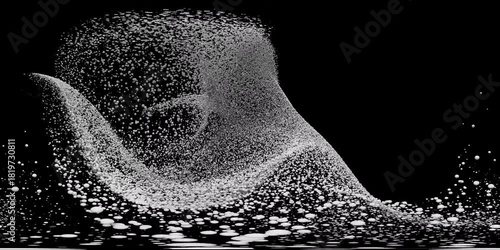 Cosmic Particle Flow Surge 360VR 4K Video Loop