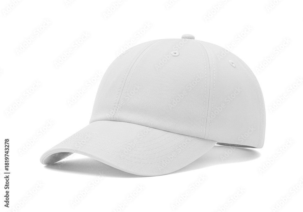 Fototapeta premium Blank Baseball Cap Mock Up Front View