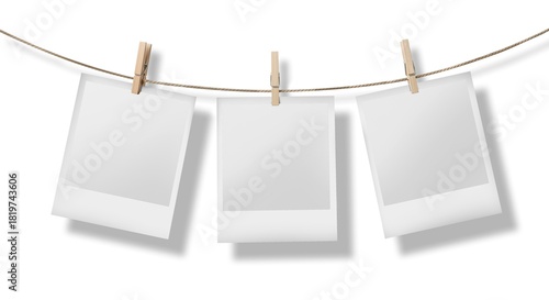 Polaroid Photo Frames Hanging Twine String