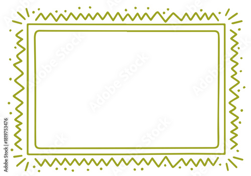 Unique frame design with decorative border for creative projects and artwork display