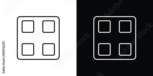 Apps icons vector template, EPS 10 for design