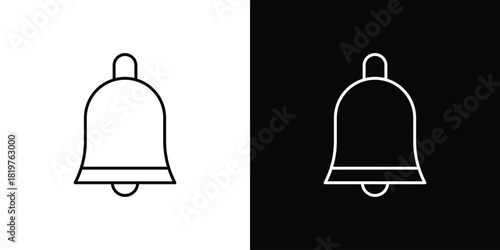 Bell ring icons vector template, EPS 10 for design