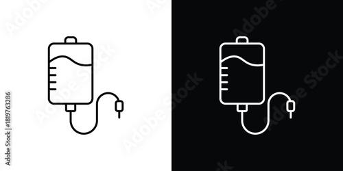 Blood transfusion icons vector template, EPS 10 for design