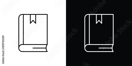 Book bookmark icons vector template, EPS 10 for design