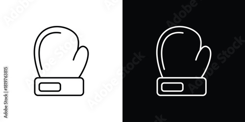 Boxing glove icons vector template, EPS 10 for design