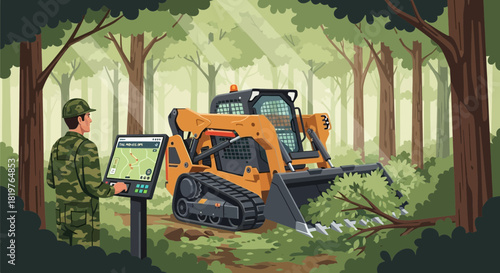 Autonomous land clearing operations showcase integration of robotics and technology