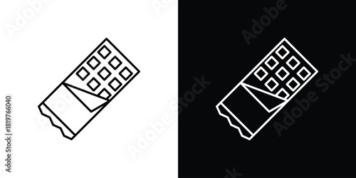 Chocolate icons vector template, EPS 10 for design