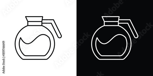 Coffee pot icons vector template, EPS 10 for design