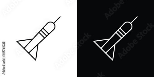 Dart icons vector template, EPS 10 for design