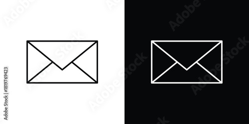 Envelope icons vector template, EPS 10 for design