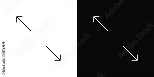 Expand icons vector template, EPS 10 for design