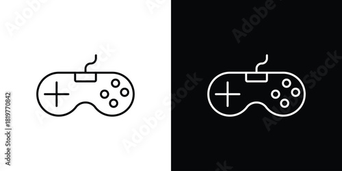 Gamepad icons vector template, EPS 10 for design
