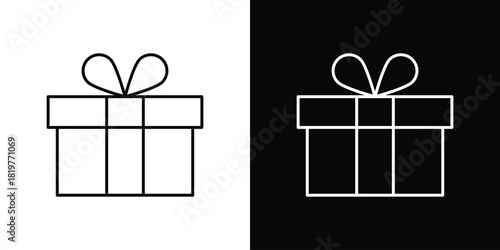 Gifts icons vector template, EPS 10 for design