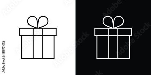 Gift icons vector template, EPS 10 for design