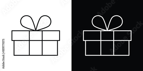 Gift icons vector template, EPS 10 for design