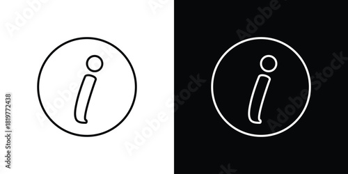 Info icons vector template, EPS 10 for design