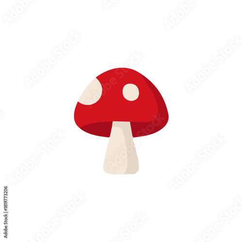 Plant collection
_Simple_flat_2D_icon_mushroom_isolated_on_a_white background, simple illustration with EPS format design, 2D flat icon, minimalist design