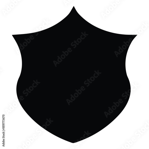 Classic wild west sheriff star badge silhouette emblem