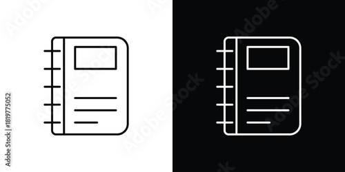 Notebook icons vector template, EPS 10 for design