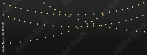Crossed strands of tiny warm lights elegant drape for refined holiday decor