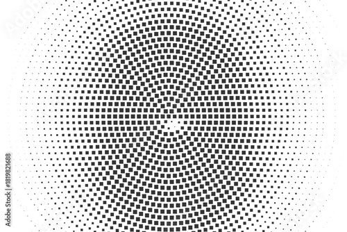 Circular Halftone Dot Vector for Minimal Posters, Modern Branding, Digital Templates, Abstract Print Artwork, Optical Tech Layouts