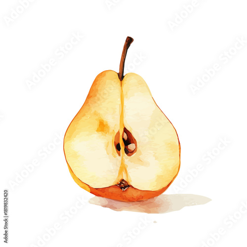 Simple Beautiful pearl painting design set Hand-painted style, vectorized, vector set available in EPS, Simple Hand-painted watercolor style