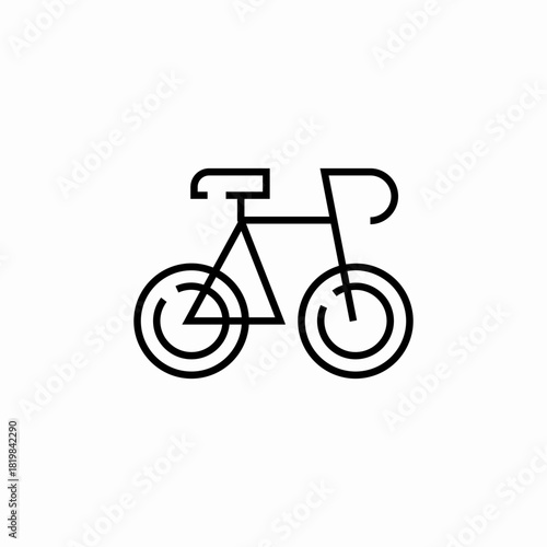 bicycle bike icon sign vector