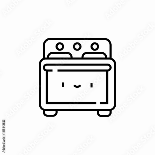 gas stove icon sign vector